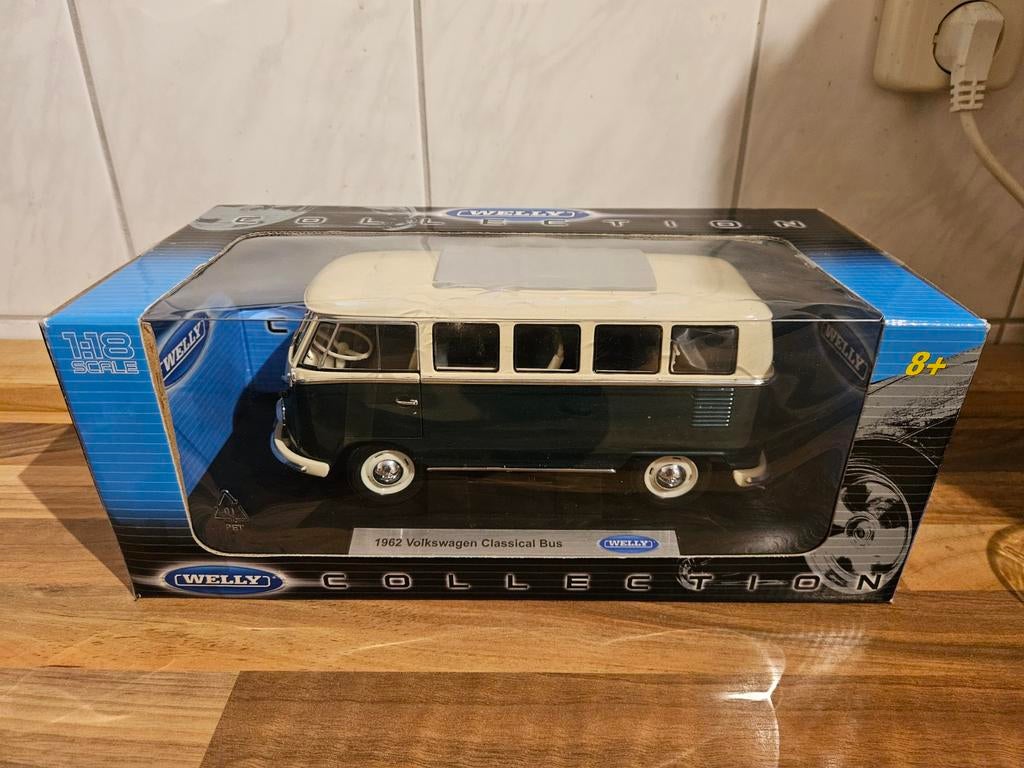 Welly 1962 Volkswagen T1 Bus in OVP, Ophalen of Verzenden, Zo goed als nieuw, Welly