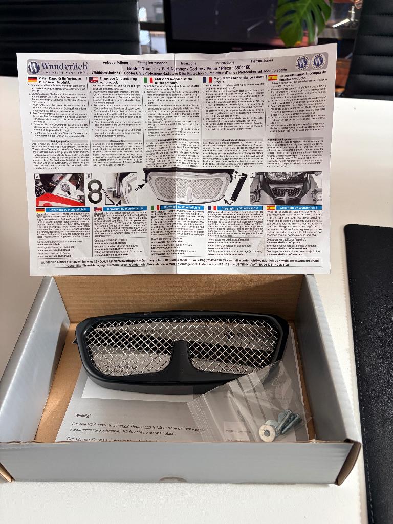 oliekoeler beschermer btw R1200 GS &Adv  va 2008, Verzenden, Nieuw