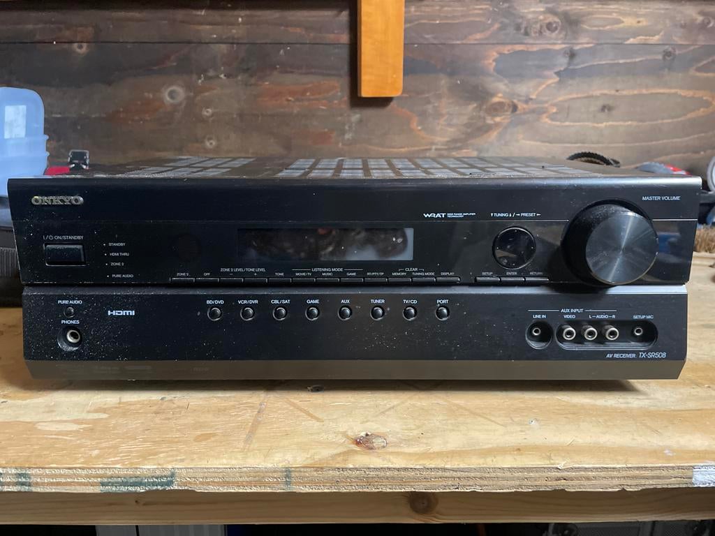 Onkyo TX-SR508 7.1 receiver - Werkt prima!, Ophalen, Gebruikt, Onkyo