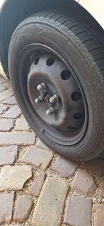 4 x stalen velgen met zomerbanden voor Kia picanto uit 2014, Ophalen of Verzenden