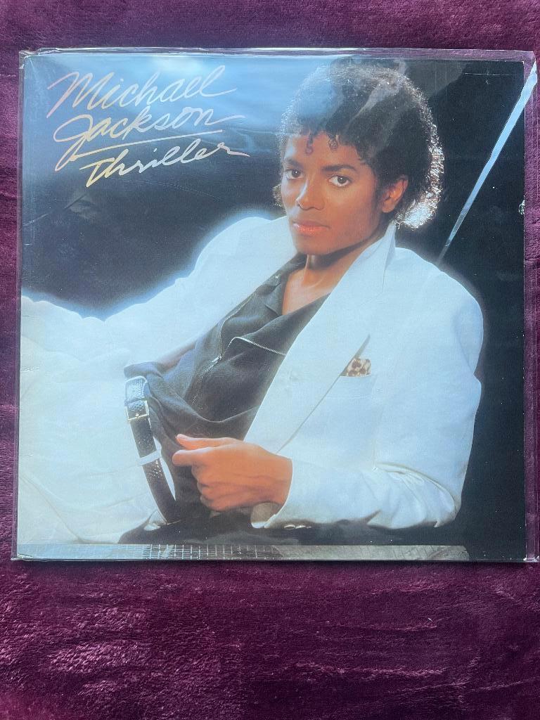 Michael Jackson Thriller, Cd's en Dvd's, Vinyl | Pop, Ophalen of Verzenden, 1980 - 1989, Gebruikt, 12 inch