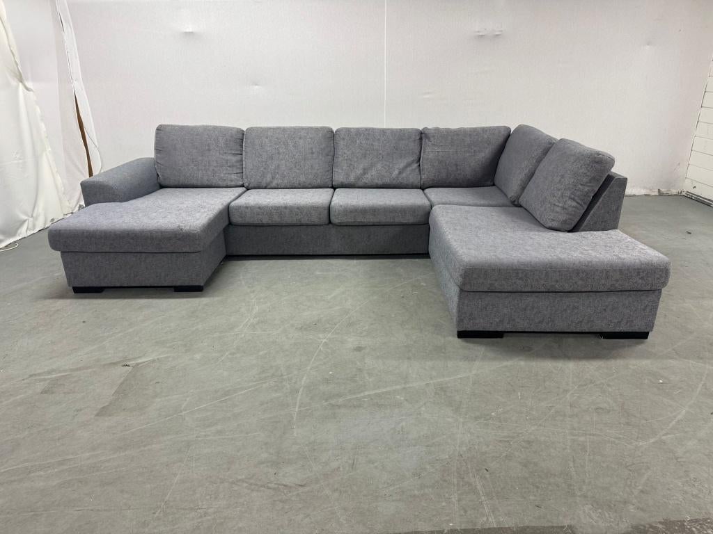 Hoekbank U Gebruikt 310x210x150, Huis en Inrichting, Banken | Bankstellen, Ophalen of Verzenden, Gebruikt, 150 cm of meer, Vierpersoons of meer