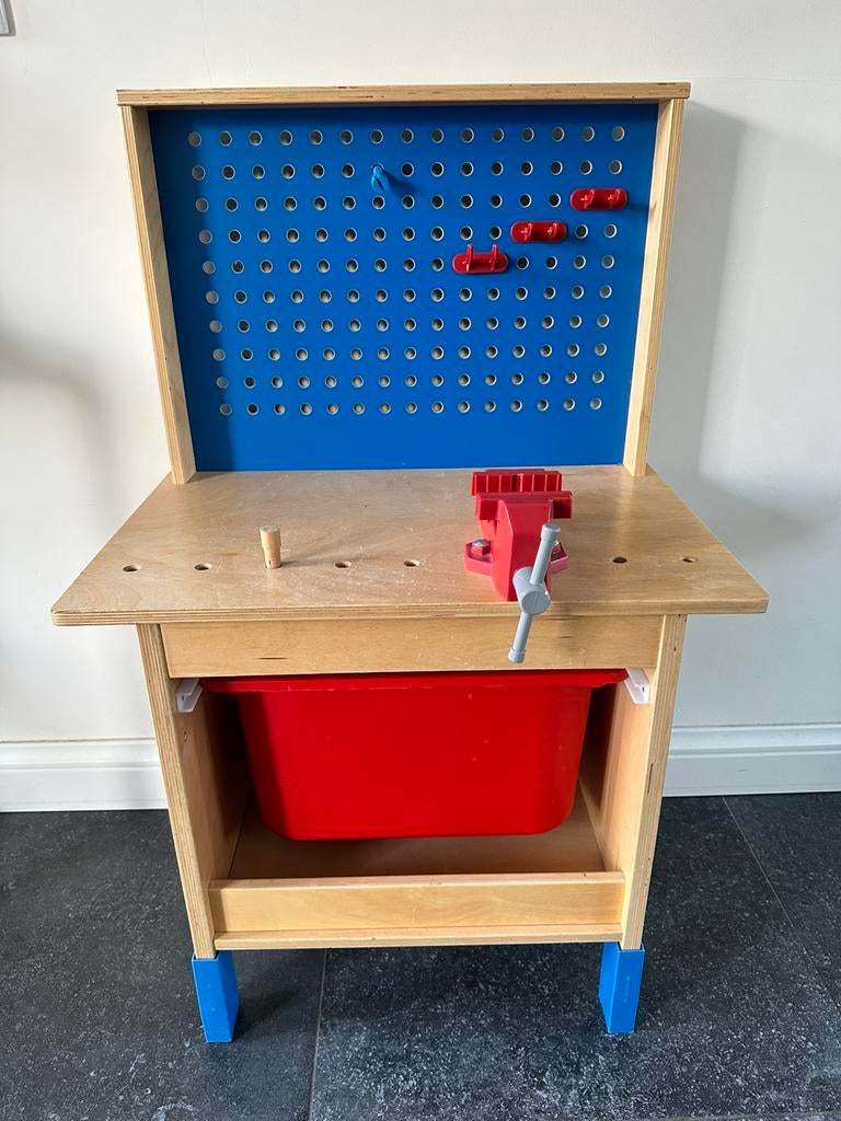IKEA DUKTIG Houten speelgoed werkbank, Ophalen, Gebruikt, Hout, Speelkeuken