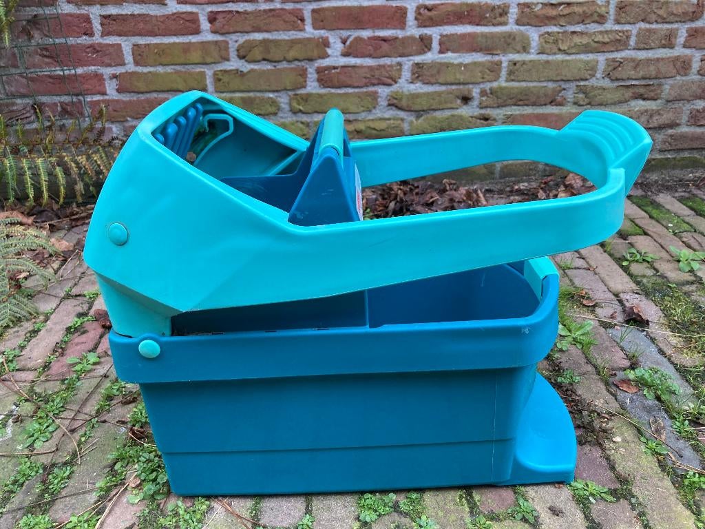 Leifheit dweilemmer met wringer emmer met pers voor vloer, Ophalen of Verzenden, Dweilemmer, -bak, of -wagen