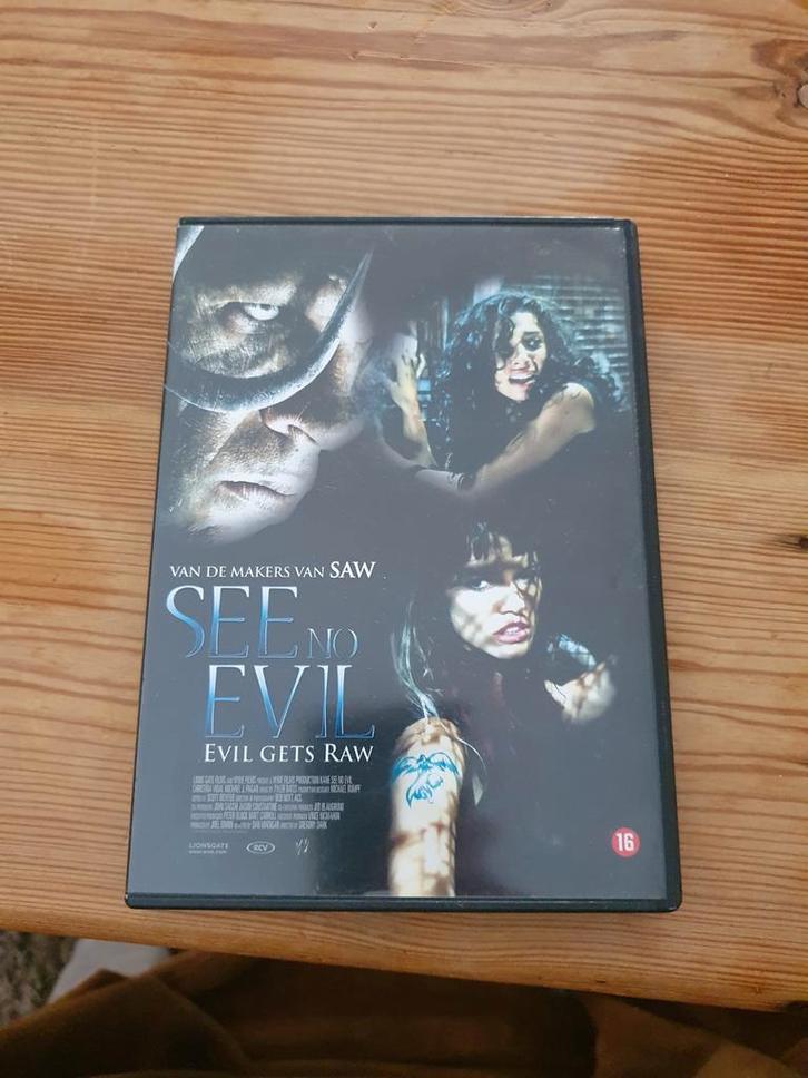 See No Evil DVD - Horrorfilm van de makers van Saw, Cd's en Dvd's, Dvd's | Horror, Gebruikt, Slasher, Vanaf 16 jaar, Ophalen of Verzenden