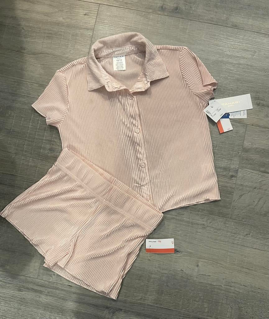 Pyjama Satijn maat 152 nieuw, Kleding | Dames, Jumpsuits, Ophalen of Verzenden, Nieuw, Maat 34 (XS) of kleiner, Roze