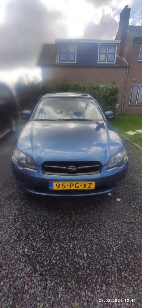 Subaru Legacy 2.0 TW AWD 2004 Blauw, Auto's, Subaru, 137 pk, Zwart, 4 cilinders, Blauw