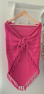 Stola Hand gebreid  (katoen ), Ophalen of Verzenden, Zo goed als nieuw, Blauw, Overige typen