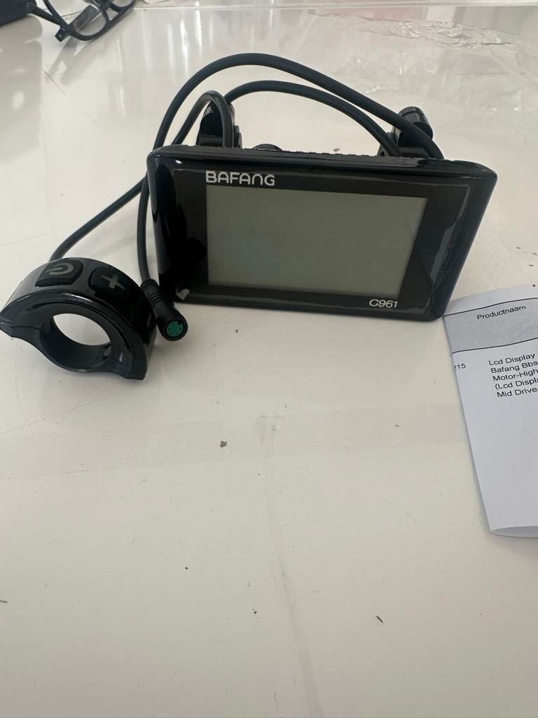 Nieuw Bafang C961 Display voor E-bike - Ongebruikt, Fietsen en Brommers, Fietsaccessoires | Fietscomputers, Ophalen of Verzenden