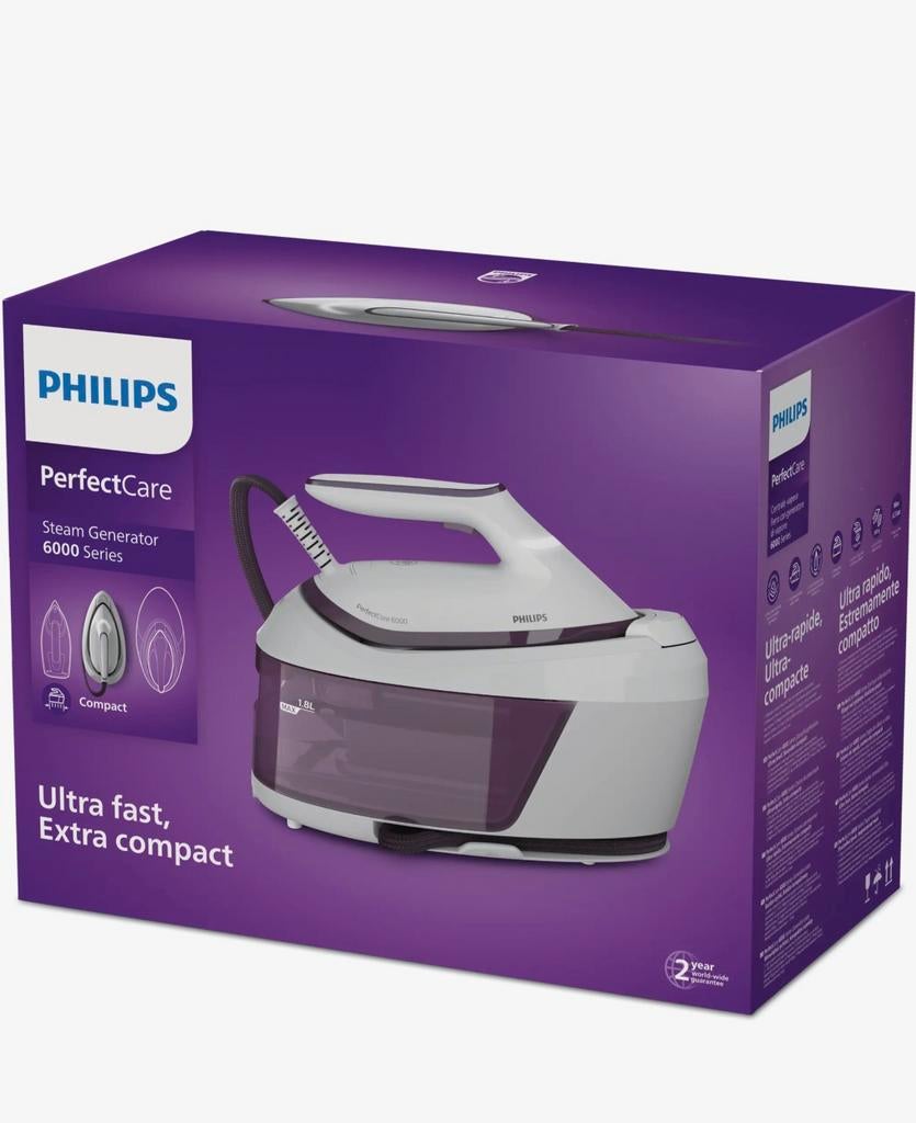 Strijkijzer met stoomgenerator PerfectCare 6000-serie, Ophalen of Verzenden, Zo goed als nieuw