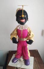 Oude mechanische zwarte piet pop winkel etalage automaton, Ophalen of Verzenden