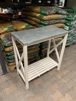 Leuke stevige werk- of plantentafel te koop!, Tuin en Terras, Tuintafels, Gebruikt, Rechthoekig, Hout, Ophalen