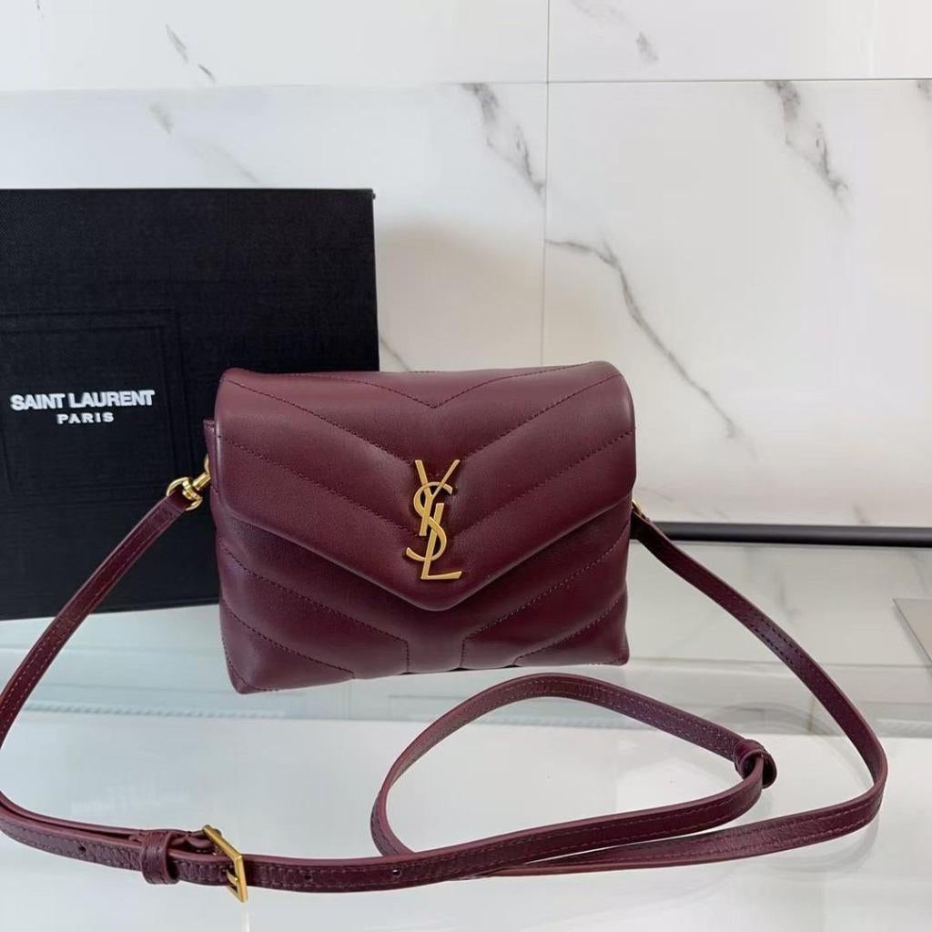 YSL Tas, Ophalen of Verzenden, Zo goed als nieuw, Rood, Schoudertasje