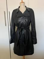 Echt leren Trenchcoat / 2 ❤️, Ophalen of Verzenden, Nieuw, Maat 36 (S), Zwart
