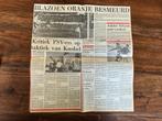 Voetbal krantenartikel Italië Nederland november 1975, Verzamelen, Tijdschriften, Kranten en Knipsels, Ophalen of Verzenden, 1960 tot 1980