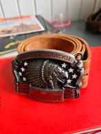 Indian beld buckle met riem., Kleding | Heren, Ophalen of Verzenden, Zo goed als nieuw, Zwart, Minder dan 95 cm