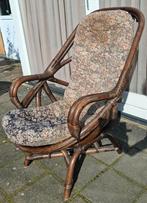 Rotan fauteuil,  jaren 70. Origineel Dutch design., Antiek en Kunst, Ophalen