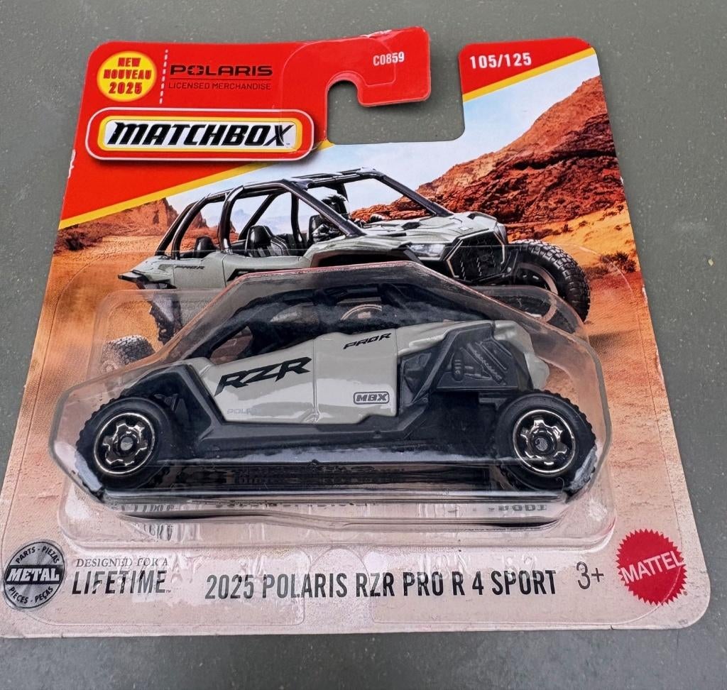 Matchbox Polaris RZR PRO R 4 SPORT 2025, Ophalen of Verzenden, Nieuw, Auto