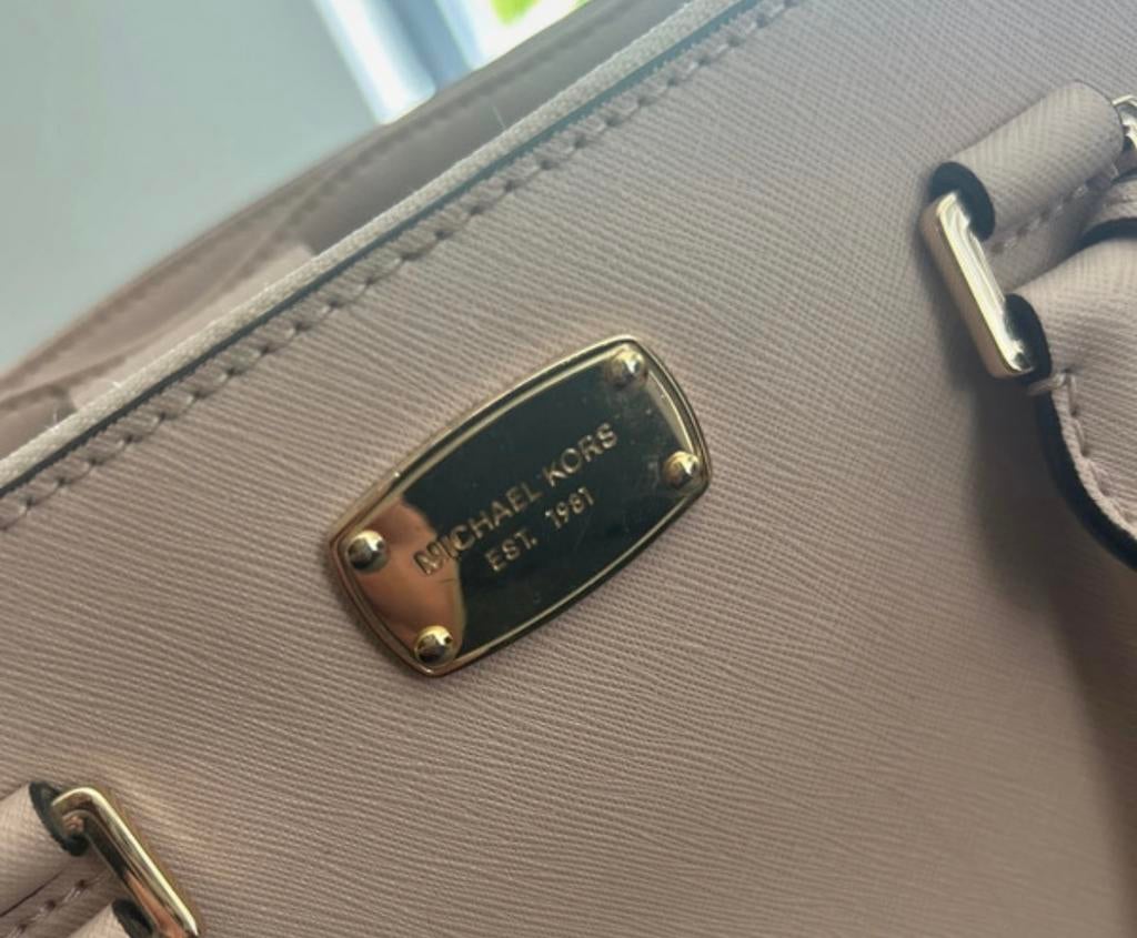 Micheal kors tas, Ophalen of Verzenden, Gebruikt, Roze, Handtas