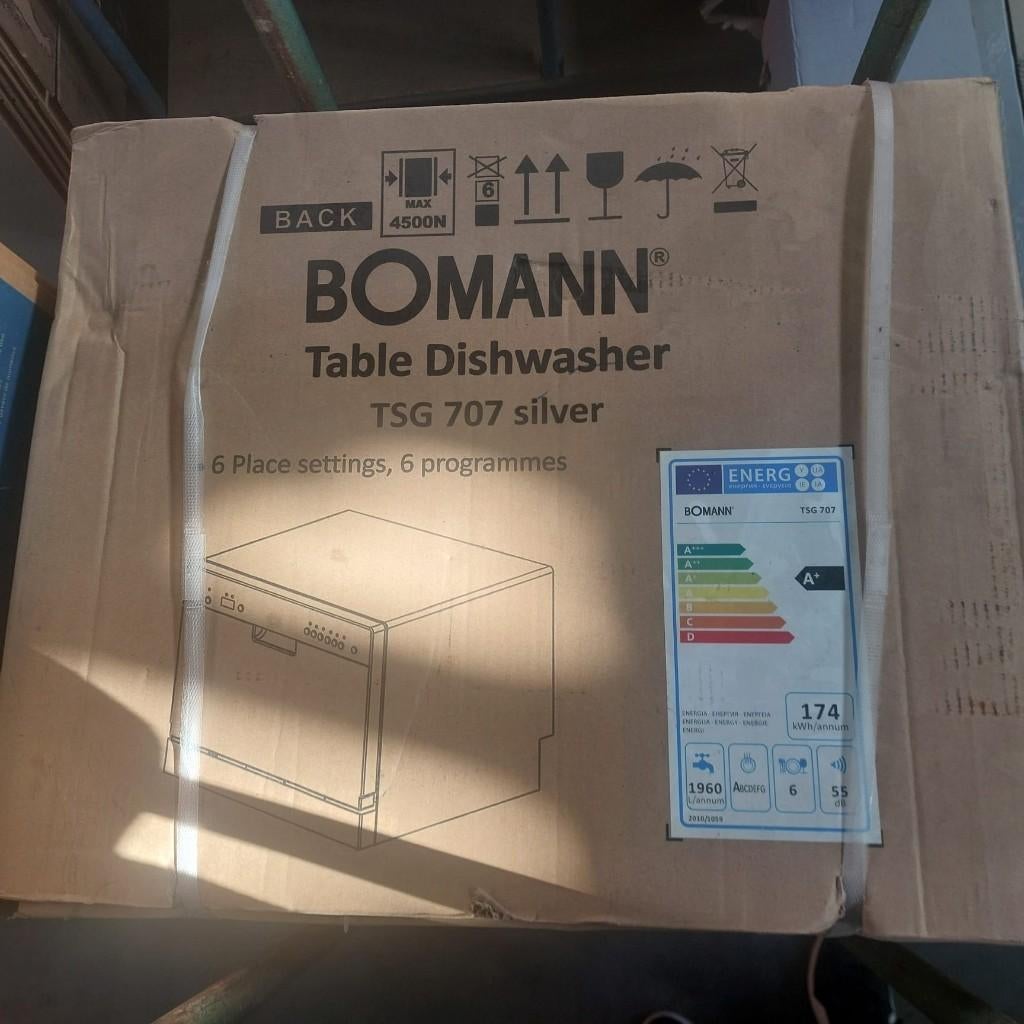 bomann vaatwasser, Witgoed en Apparatuur, Ophalen, Minder dan 85 cm, Minder dan 10 liter, Nieuw