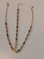 Vintage sieraden set, Sieraden, Tassen en Uiterlijk, Verzenden, Zo goed als nieuw, Goud, Overige materialen