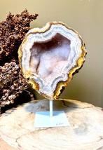 Diverse edelsten kristallen mineralen agaat amethist calciet, Ophalen of Verzenden