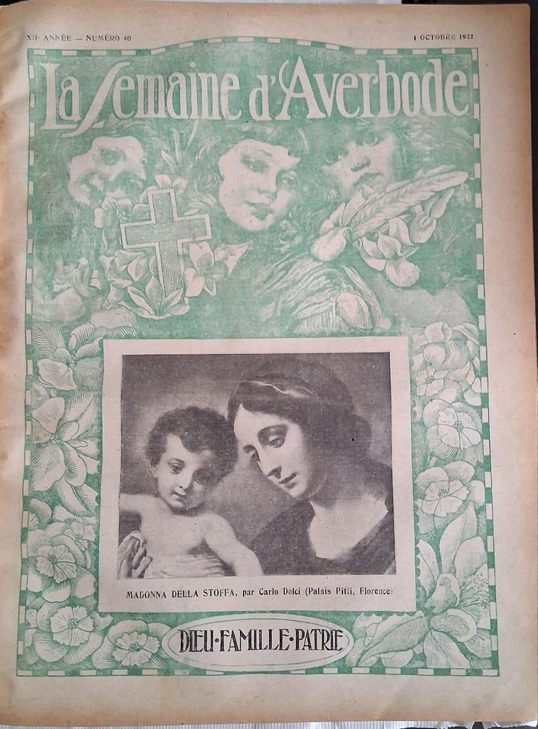 zoldervondst la semaine d'Averbode 1922, Antiek en Kunst, Antiek | Boeken en Bijbels, Verzenden