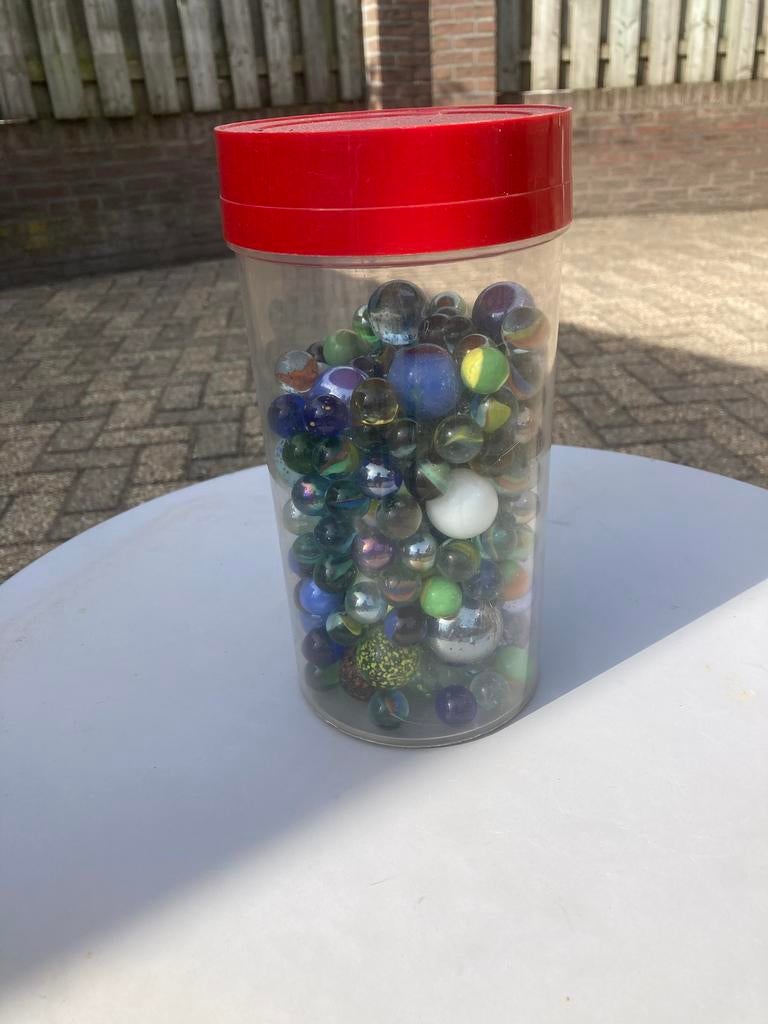 Knikkers, Kinderen en Baby's, Speelgoed | Buiten | Los speelgoed, Ophalen of Verzenden, Gebruikt