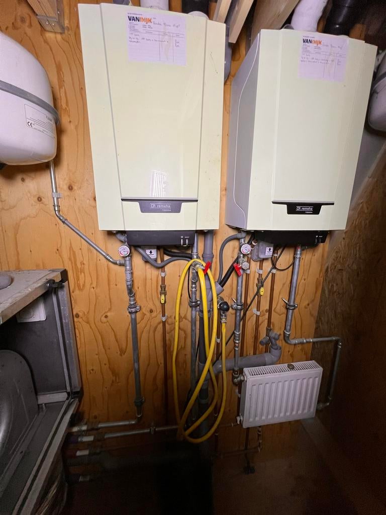 2x Remeha Tzerra M 39c HR-ketel, Ophalen, Gebruikt, Hoog rendement (Hr), Cv-ketel of Combi-ketel