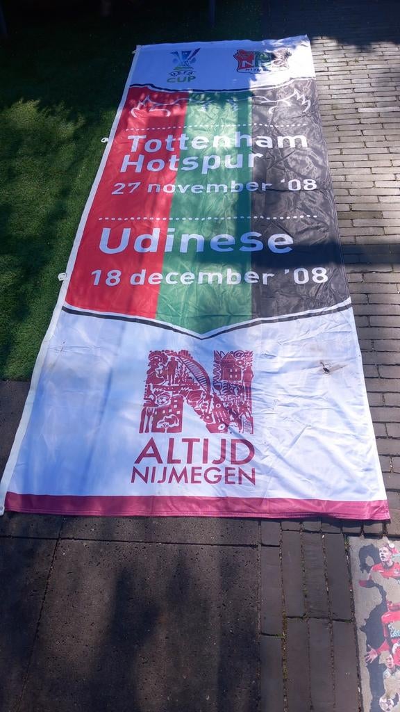 NEC banner Uefa cup 2008, Verzamelen, Ophalen of Verzenden, Overige binnenlandse clubs