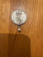 Zilveren 1 Gulden Munt Hanger 1964 Hanger Koningin Juliana, 1 gulden, Koningin Juliana, Zilver, Ophalen of Verzenden