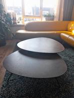 Salontafel set Twinny kleur: Brons/Agaat grijs, Ophalen, 50 tot 100 cm, 50 tot 100 cm, Zo goed als nieuw