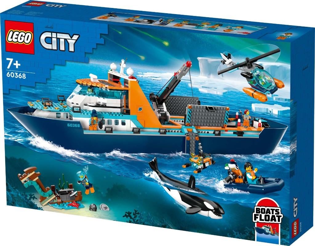 Lego City 60368 Pool onderzoeksschip NIEUW, Lego, Lego, Nieuw, Ophalen of Verzenden