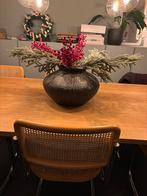 Zware zwarte pot/vaas met deksel, Ophalen, ', 50 tot 75 cm, Zwart