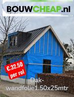 Dak /wandfolie spinvlies 1.50x25mtr €.32.50 per rol