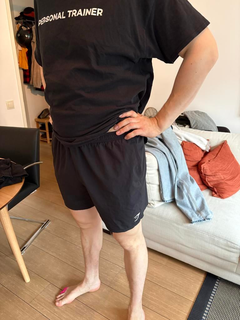 Gymshark short XXXL, Kleding | Heren, Sportkleding, Fitness, Zwart, Overige maten, Ophalen of Verzenden