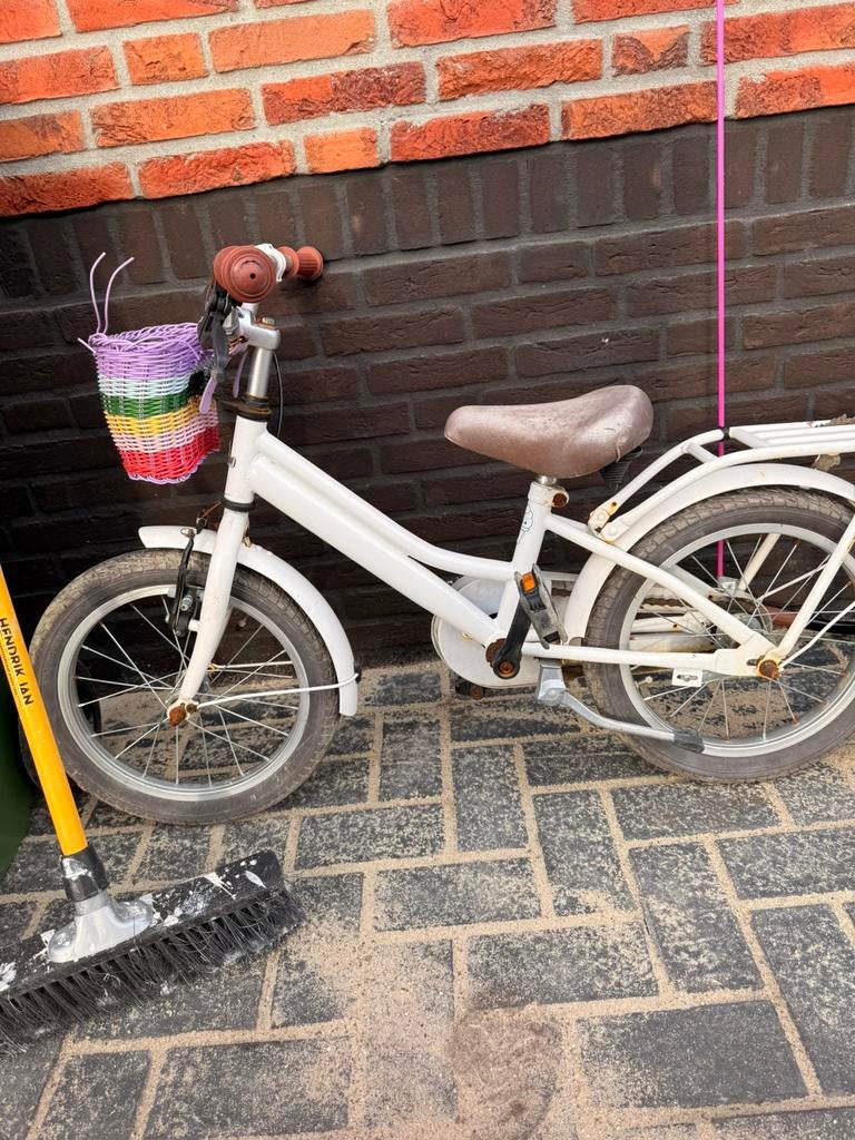 Meisjes fiets 16 inch, Ophalen, Zo goed als nieuw, 16 inch