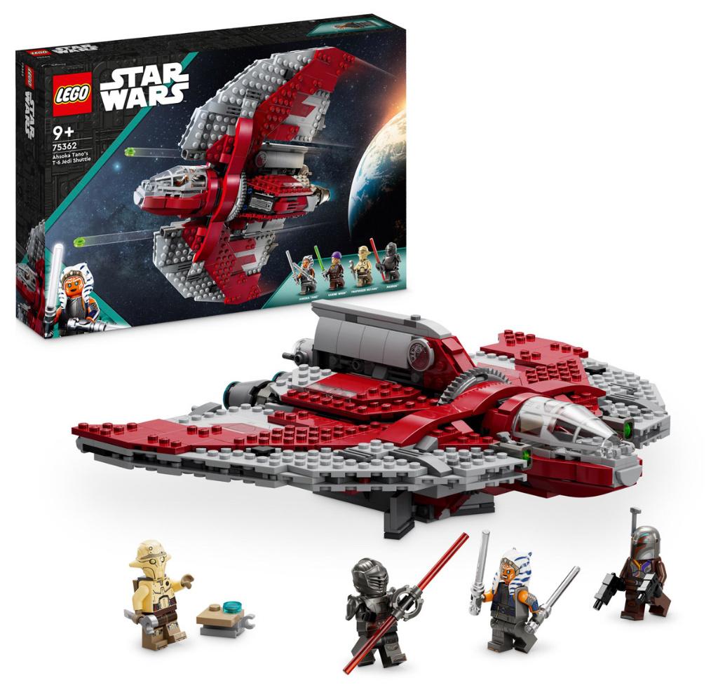LEGO Star Wars 75362 Ahsoka Tano's T-6 Jedi Shuttle 601delig, Kinderen en Baby's, Speelgoed | Duplo en Lego, Star Wars, Lego, Nieuw