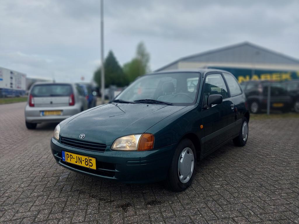 Toyota Starlet 1.3-16V ! VOL JAAR APK !, Auto's, Toyota, Bedrijf, Te koop, Starlet, Metallic lak, Benzine, Euro 2, Hatchback, Handgeschakeld