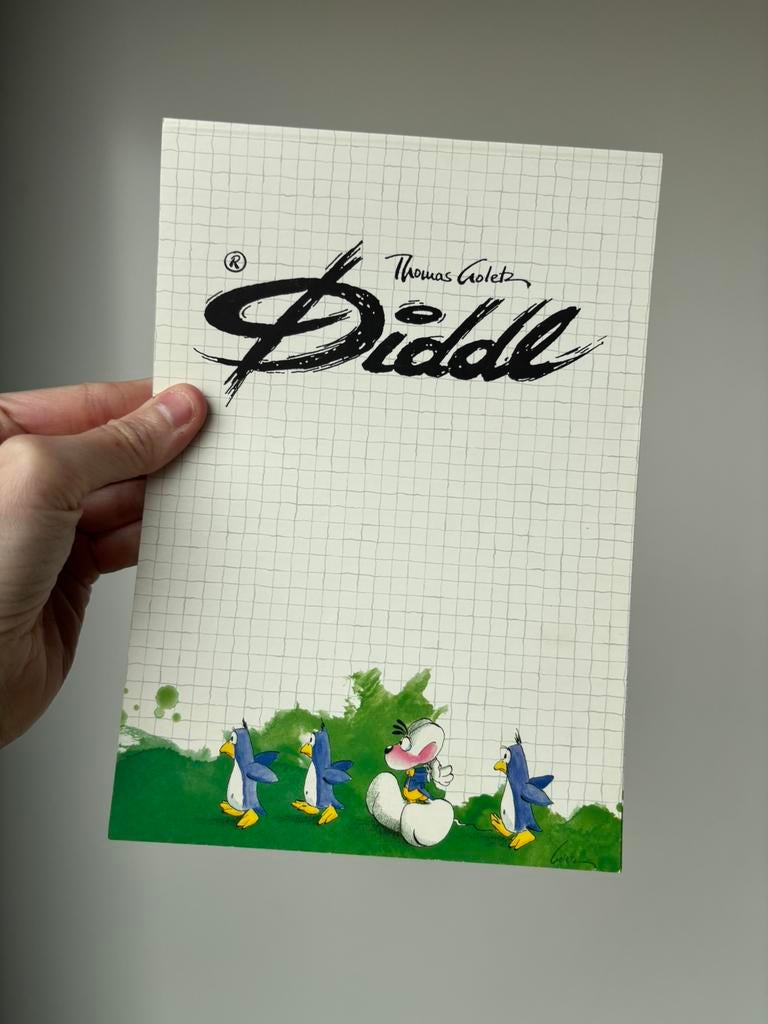 Diddl A5 blok nummer 154 zeldzaam, Ophalen of Verzenden, Zo goed als nieuw, Papier, Kaart of Schrift