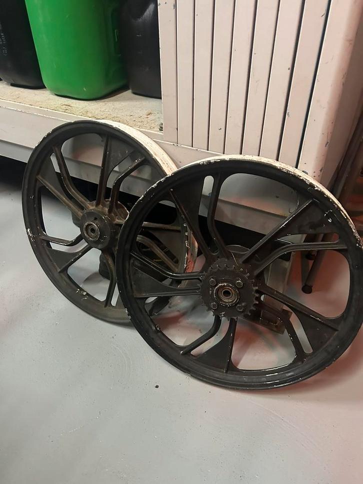 Setje tomos wielen s25, Fietsen en Brommers, Brommeronderdelen | Algemeen, Overige typen, Ophalen of Verzenden