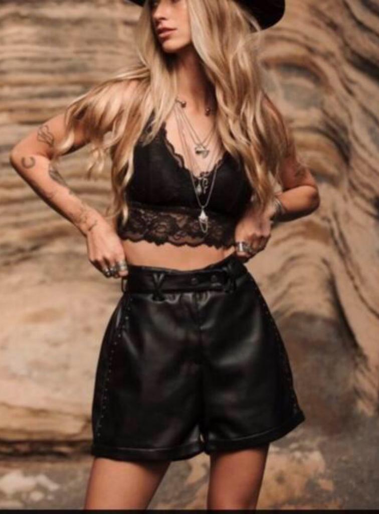 Moost wanted Mira pu shorts maat XS/S, Kort, Verzenden, Zwart, Maat 36 (S)