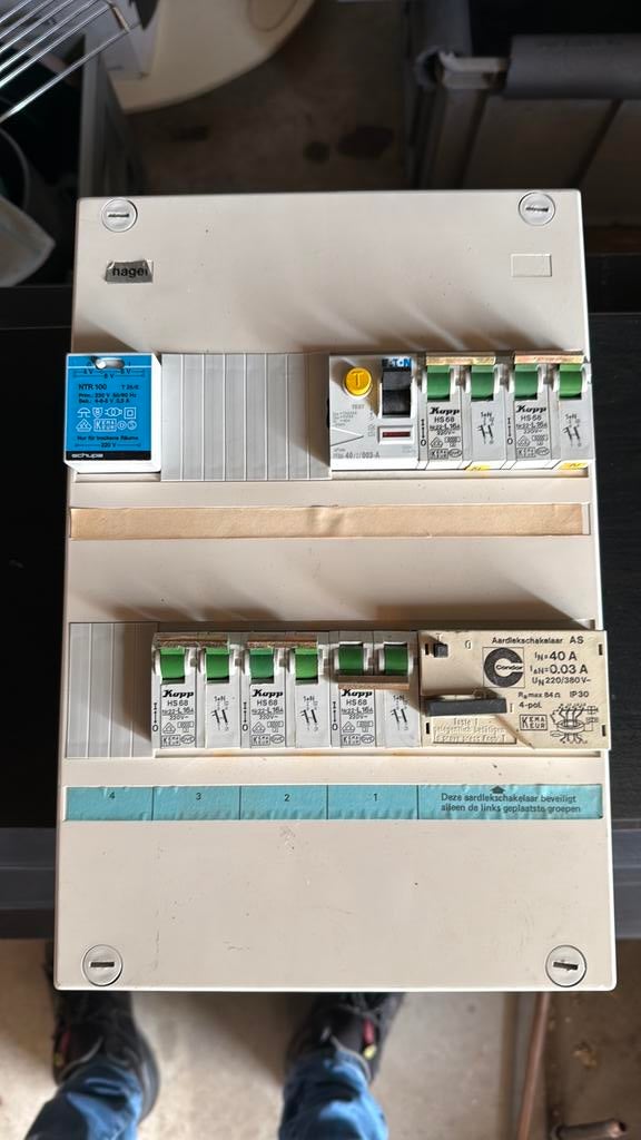 Hager meter kast nette staat, Ophalen of Verzenden, Gebruikt, Overige typen