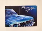 Ford Mustang blauw auto reclamebord van metaal wandbord deco, Ophalen of Verzenden, Nieuw, Auto's