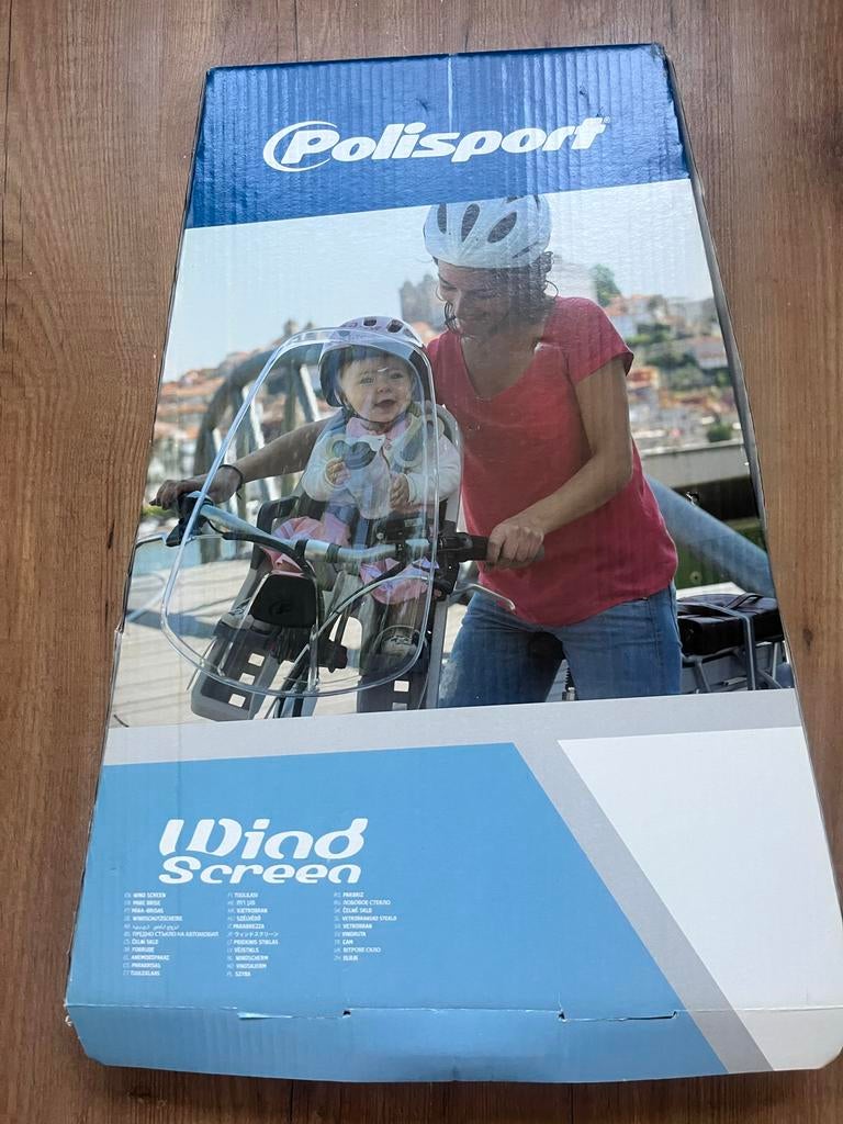 Polisport Windscherm voor voorzitje, Fietsen en Brommers, Fietsaccessoires | Fietsstoeltjes, Ophalen of Verzenden, Nieuw, Voorzitje