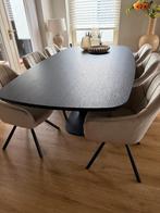 Nieuwe Deens ovale kolomtafel eettafel 210 x110 x 77, 100 tot 150 cm, Ovaal, Ophalen, Overige houtsoorten