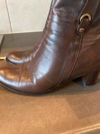 Bruine enkellaarsjes zgan, Ophalen of Verzenden, Zo goed als nieuw, Bruin