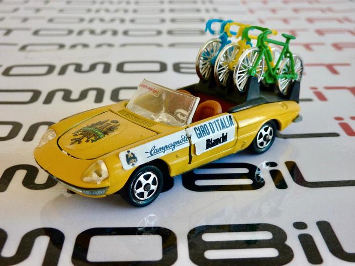 Alfa Romeo Duetto Giro d'Italia Bianchi Campagnolo A-65 1:43, Hobby en Vrije tijd, Modelauto's | 1:43, Zo goed als nieuw, Auto