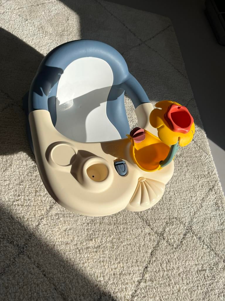 Baby zit badje met zuignappen,, Ophalen, Zo goed als nieuw, Badzitje of Badring, Prenatal