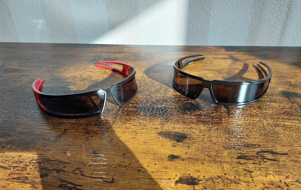 Dior Bandage twee 2 zonnebrillen, Sieraden, Tassen en Uiterlijk, Zonnebrillen en Brillen | Dames, Ophalen, Zo goed als nieuw, Zwart